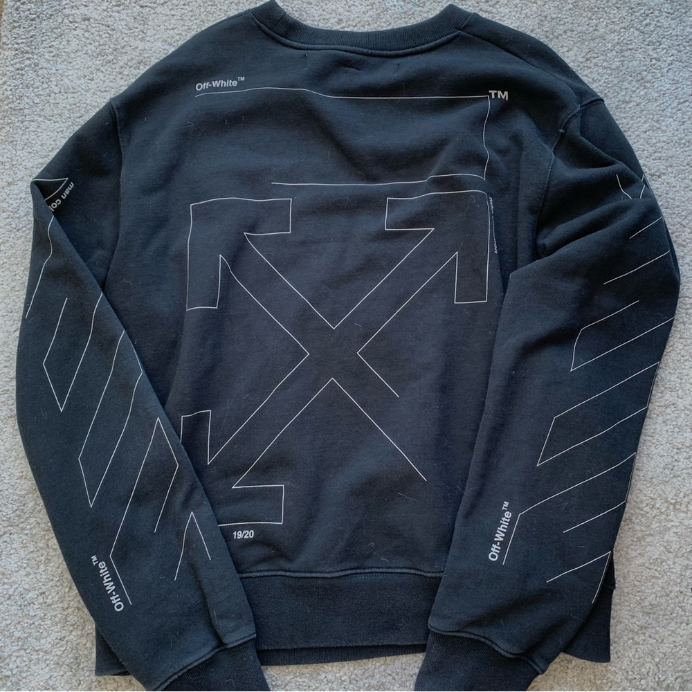 Off White black crewneck / sweatshirt